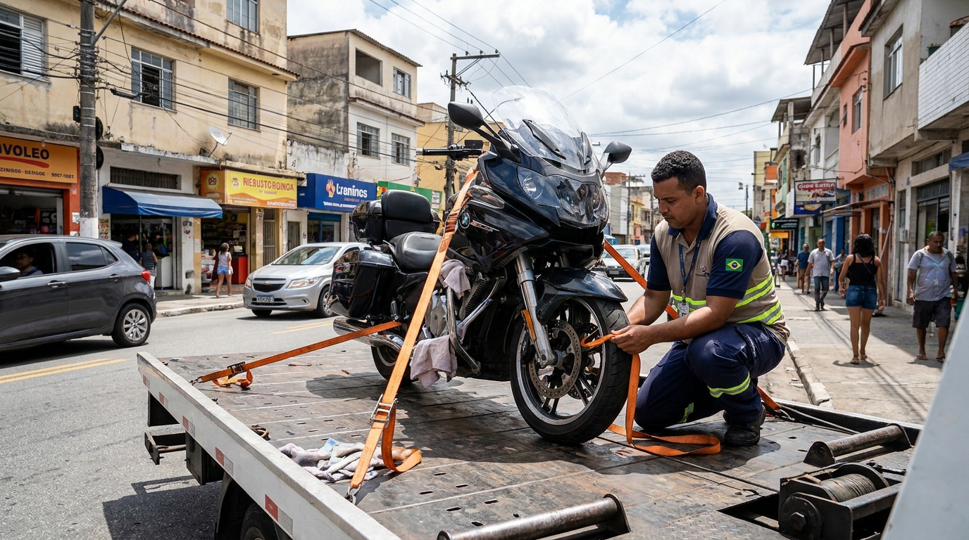 Remoção de Moto em Pane na Boa Vista, Anápolis‑GO